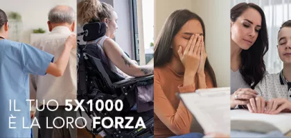 Il tuo 5x1000 è la loro forza