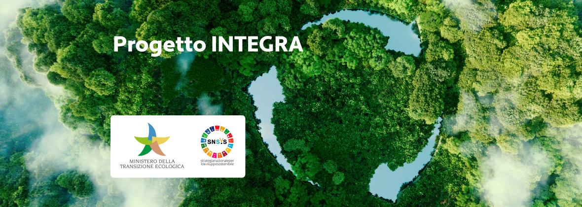 Progetto integra, logo Ministero Transizione Ecologica, strategiaperlosvilupposostenibile