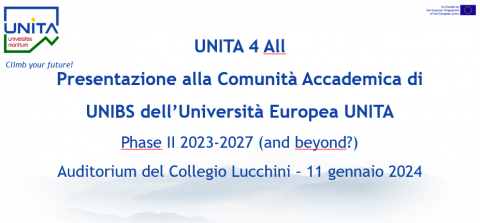Unita4All Presentazione alla comunità accademica 