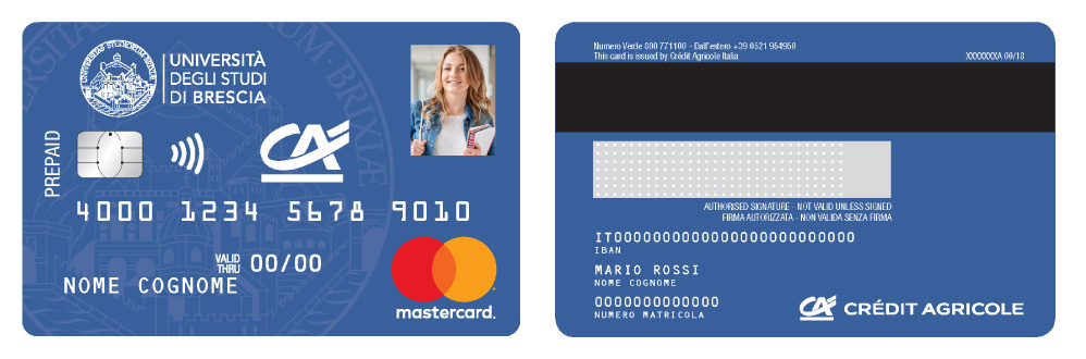 Immagine della tessera Student card