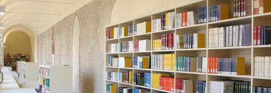 Scaffali pieni di libri