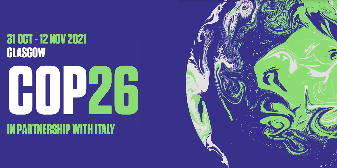 31 ottobre-12 novembre, glasgow, cop26, in partnership with italy