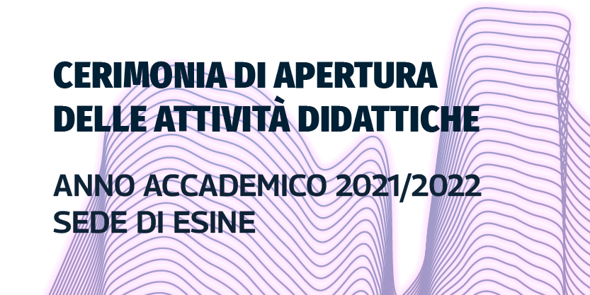 Grafica cerimonia di apertura delle attività didattiche sede di Esine