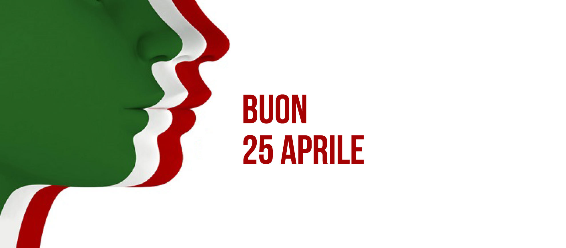 Buon 25 aprile, volti tricolore