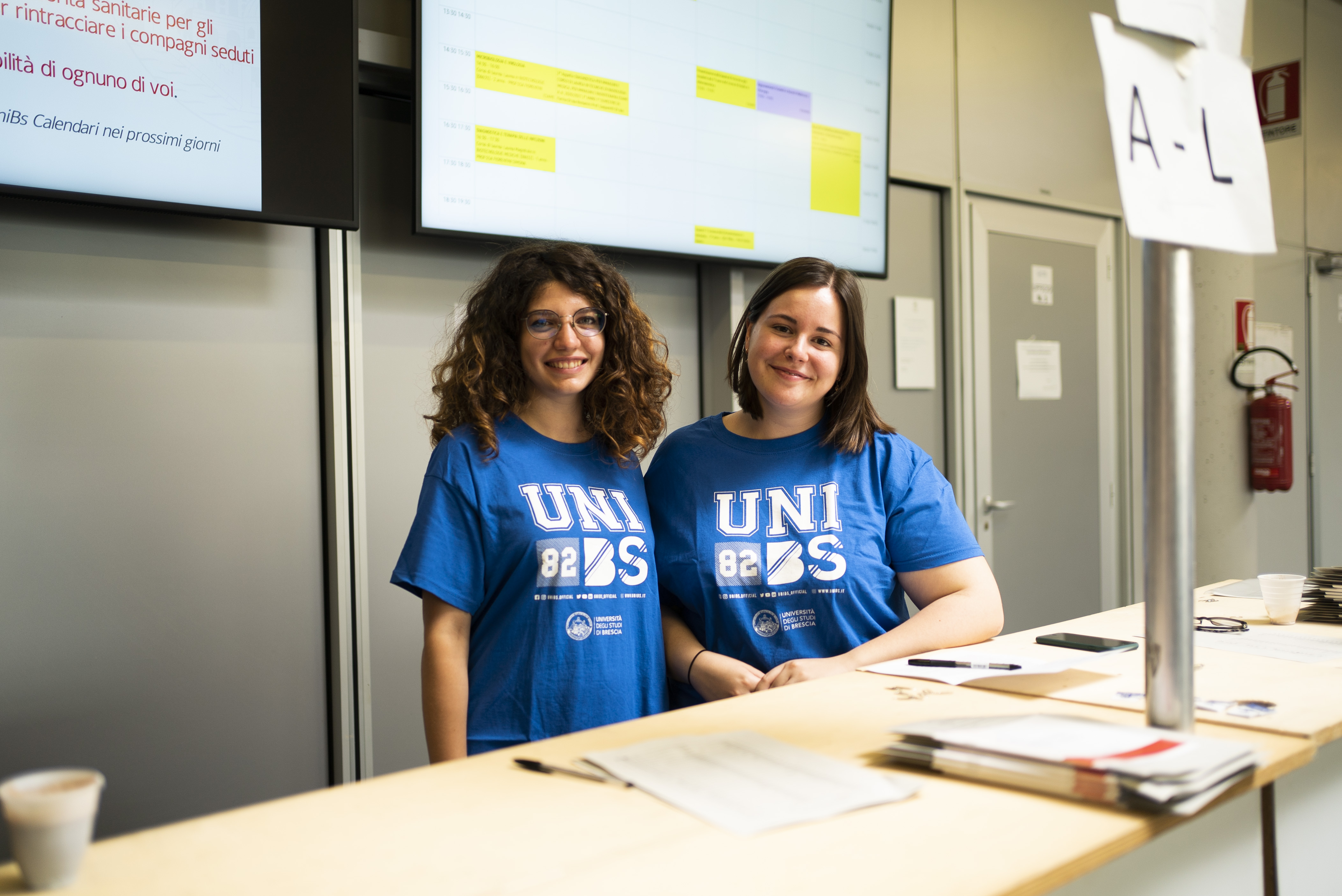 Due tutor all'open day unibs