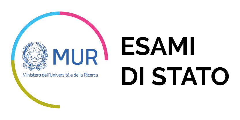 Logo MUR, testo: esami di stato