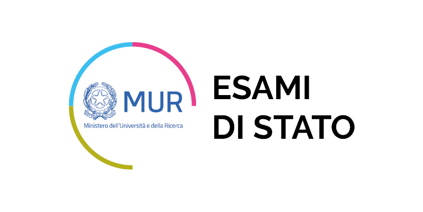 Logo MUR, testo: esami di stato