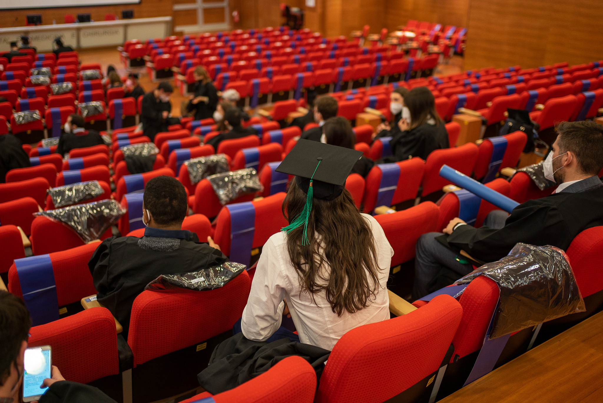 Dottoressa durante il PhD Graduation day