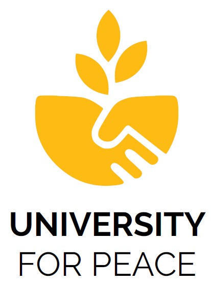 logo giallo university for peace