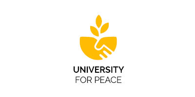 Logo University for Peace orizzontale