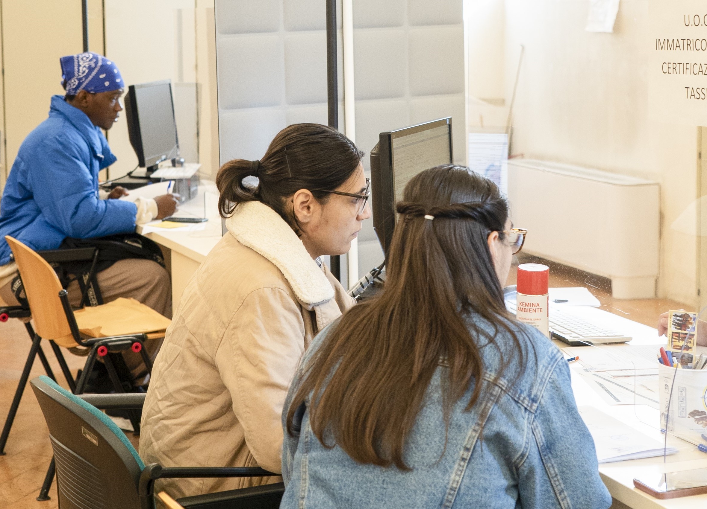 studenti internazionali allo sportello