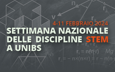 Settimana Nazionale delle Discipline STEM a Unibs