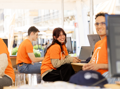 Studenti tutor agli stand di Unibs days