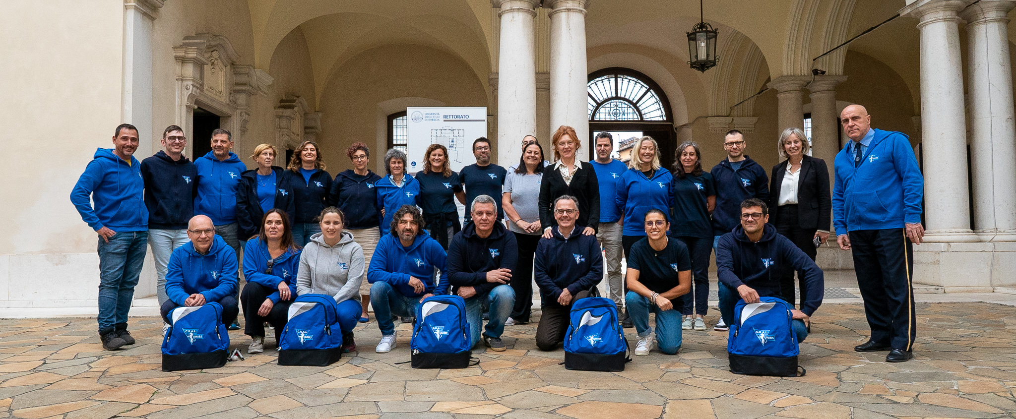 La squadra di nuoto Cral Unibs