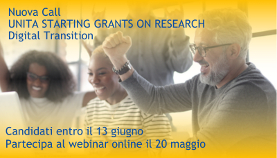 UNITA Starting Grants on Research Digital Transition
