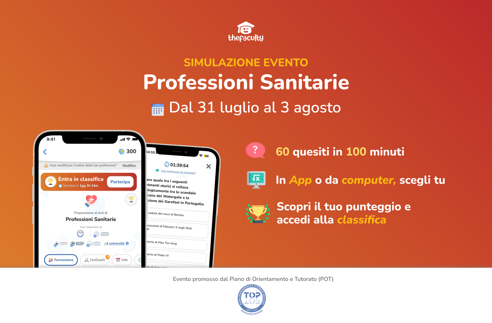 Simulazione test professioni sanitarie
