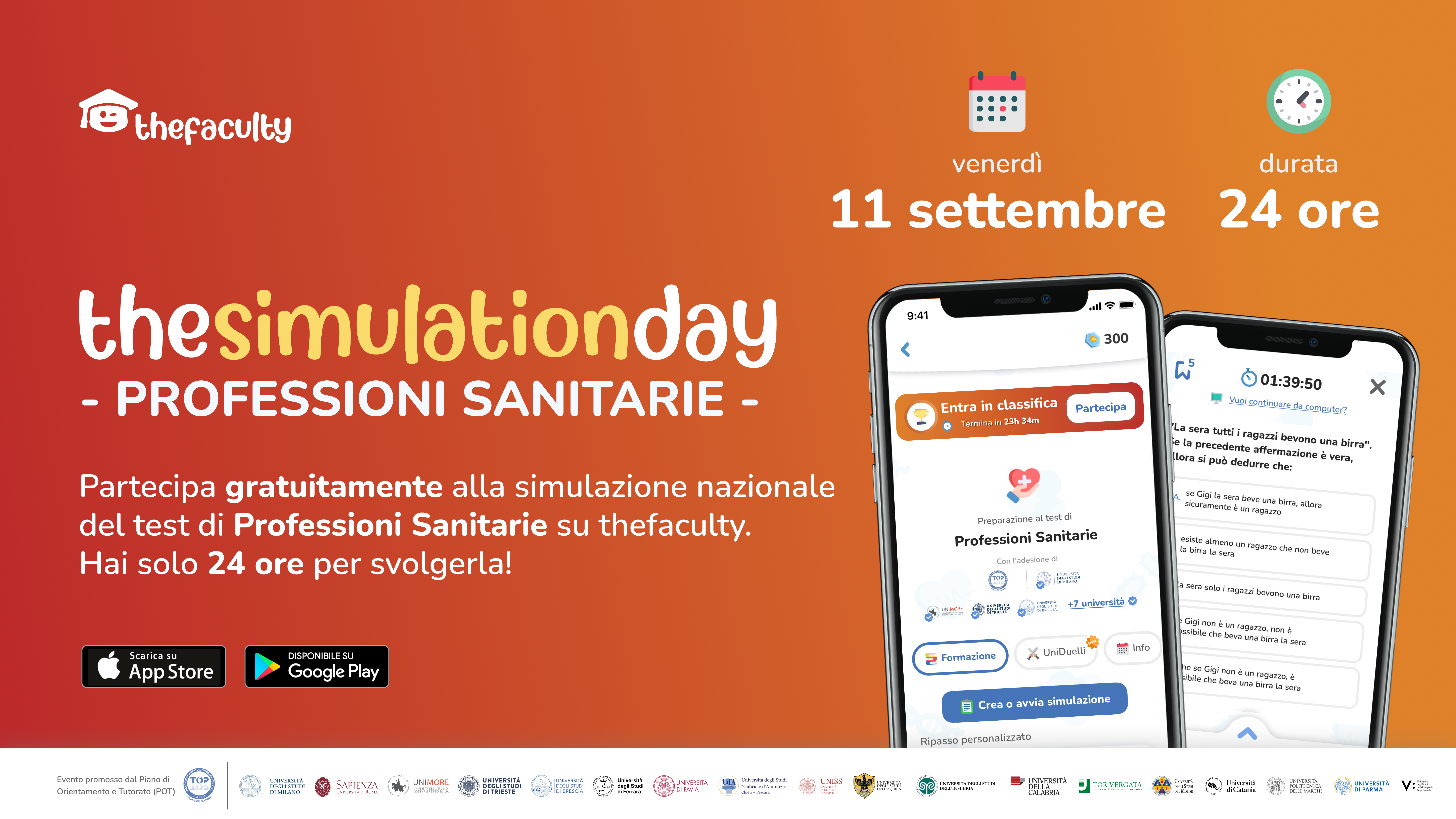 Locandina Simulation day 11 settembre 2026