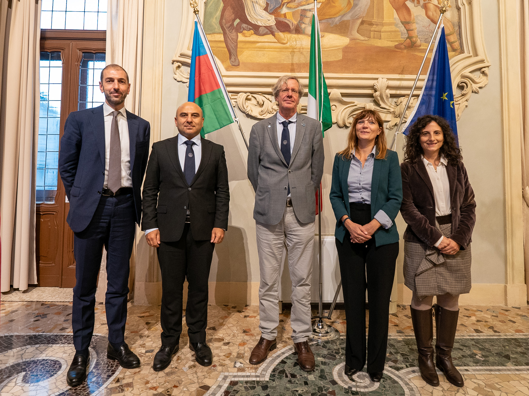 From left to right: Calovini, Aslanov, Ranzi, Marchiori and Gasbarro