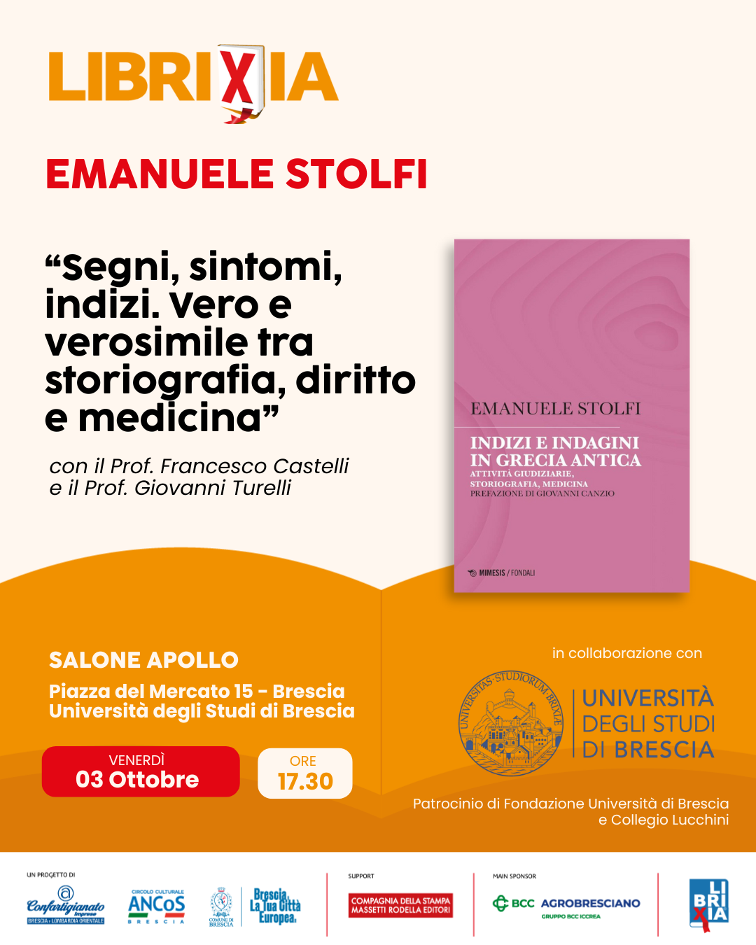 Emanuele Stolfi. Segni, sintomi, indizi. Vero e verosimile tra storiografia, diritto e medicina