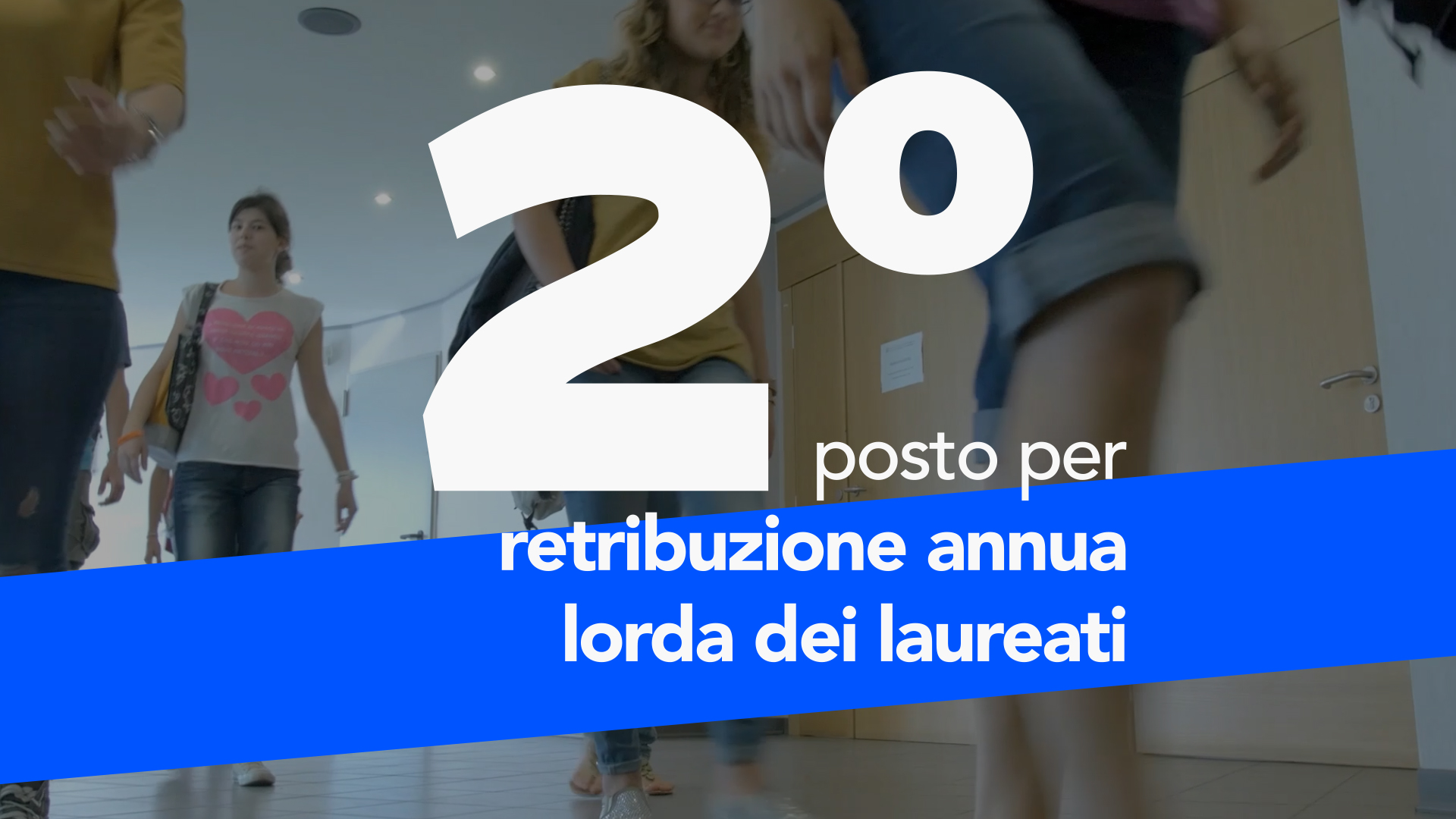 2° posto per retribuzione annua lorda dei laureati