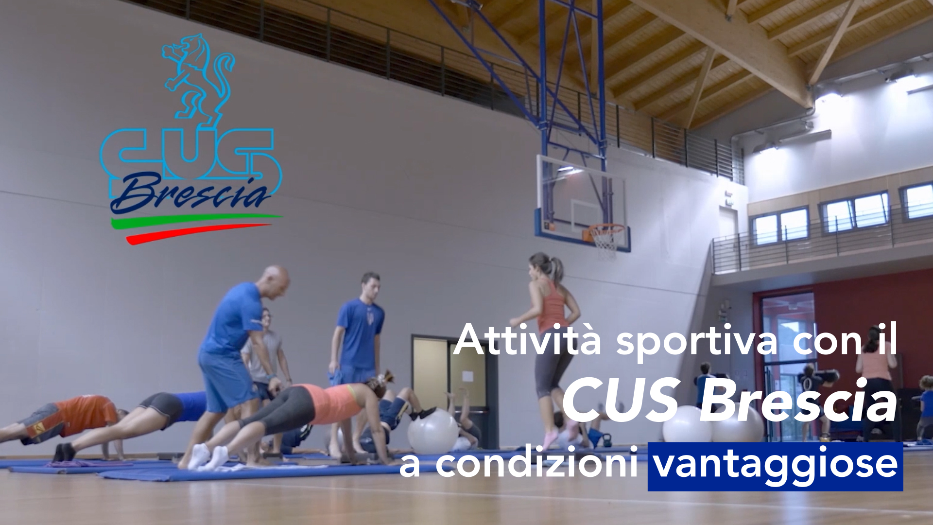 Attività sportiva con il CUS Brescia a condizioni vantaggiose
