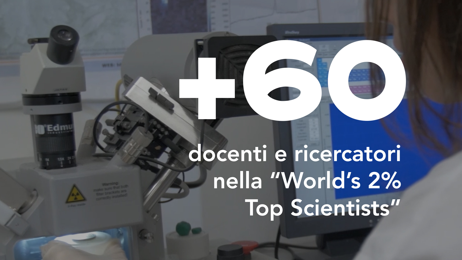 Più di 60 docenti e ricercatori nella "World's 2% Top Scientists"