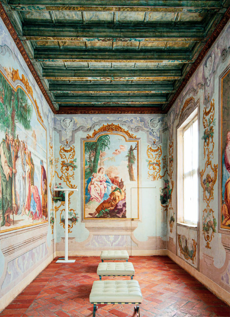 Appartamento dell'Abate, affreschi del Tiepolo