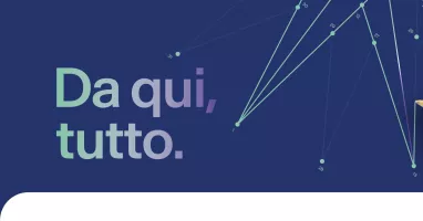 slogan "da qui tutto"