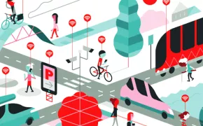 Rappresentazione grafica di una città