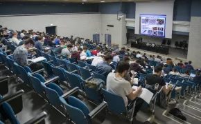Studenti a lezione