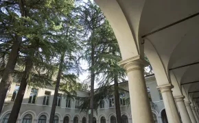 chiostro sede Santa Chiara