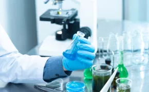 Provette in laboratorio