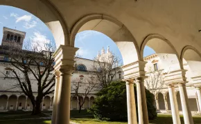 San Faustino chiostro Economia DEM