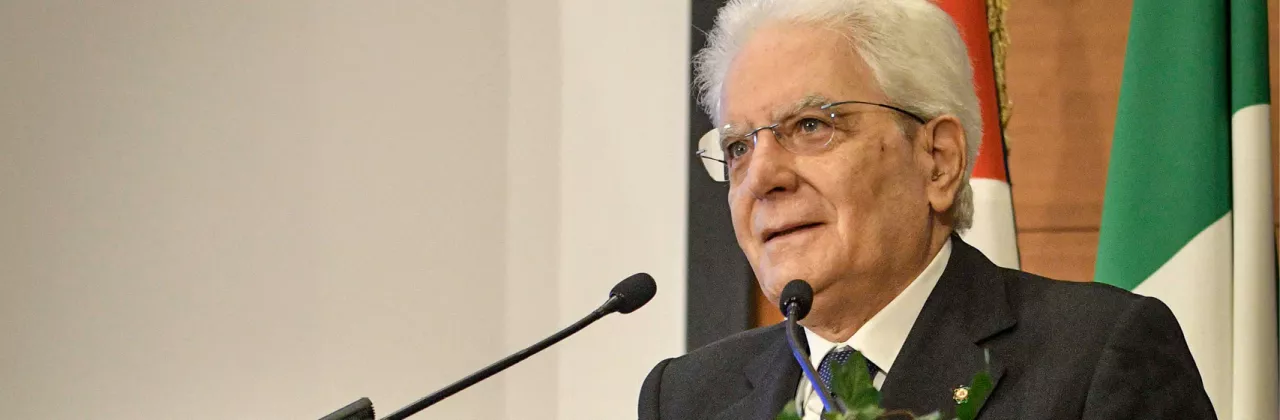 Presidente della Repubblica Sergio Mattarella