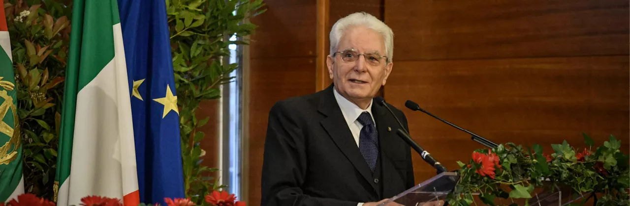 Presidente della Repubblica Sergio Mattarella