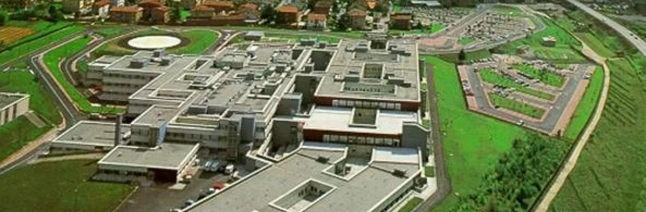 ospedale esine dall'alto