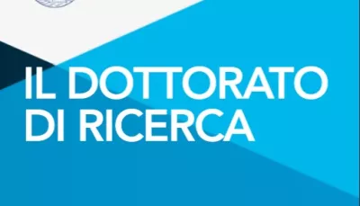 Copertina brochure dottorato di ricerca guida per aziende ed enti