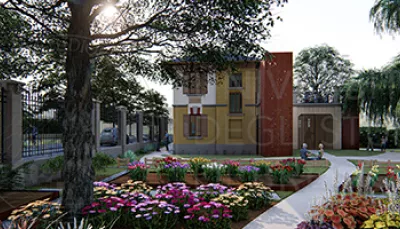 ex casa del custode di villa Lanfranchi a Palazzolo