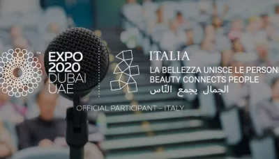 Grafica padiglione italia expo dubai