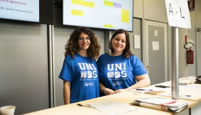 Due tutor all'open day unibs