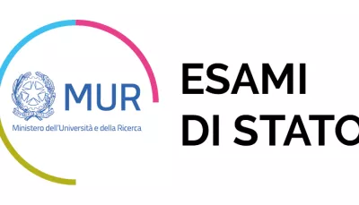 Logo MUR, testo: esami di stato