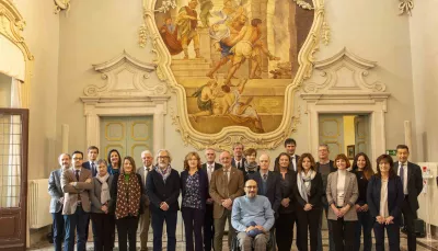Rettore con la squadra di governo