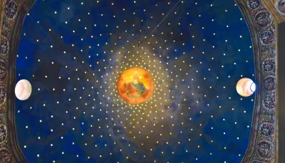 Cielo stellato cappella Santa Maria in Solario