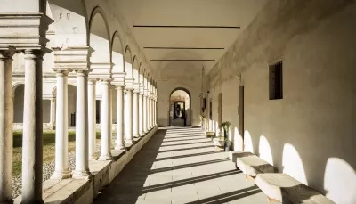 corridoio chiostro grande san faustino economia