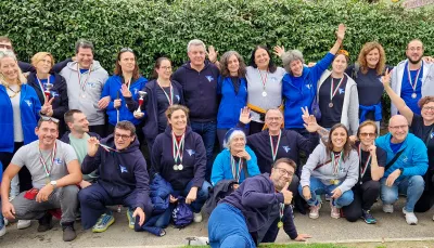 La squadra di nuoto Cral Unibs