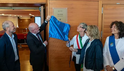 Svelamento della Targa di Intitolazione dell'Aula Magna Augusto Preti