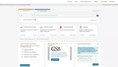 Trial Knovel e Compendex