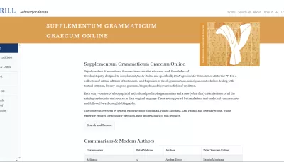 Supplementum Grammaticum Graecum Online