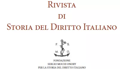 Rivista di storia del diritto italiano