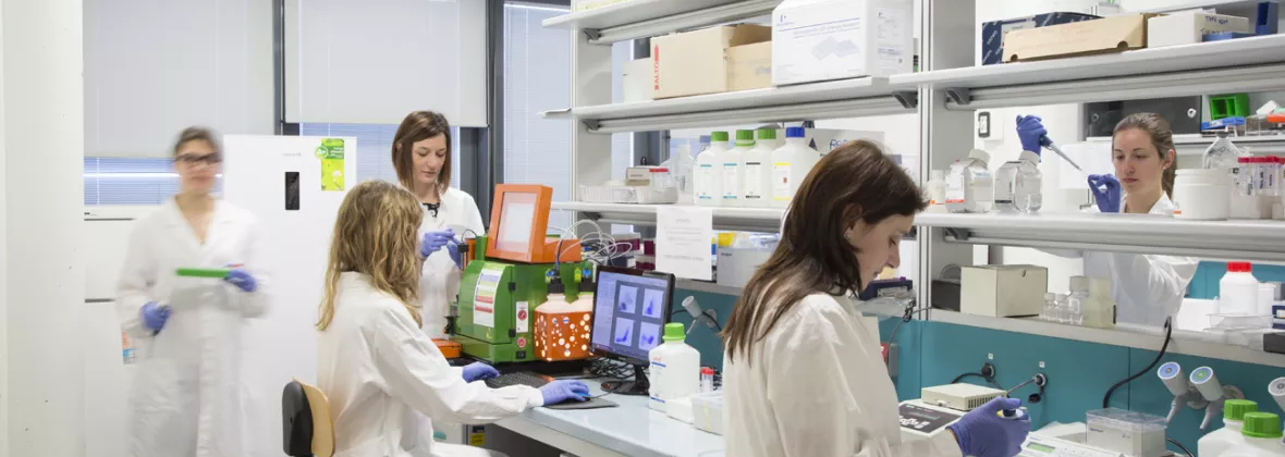 Studentesse in laboratorio